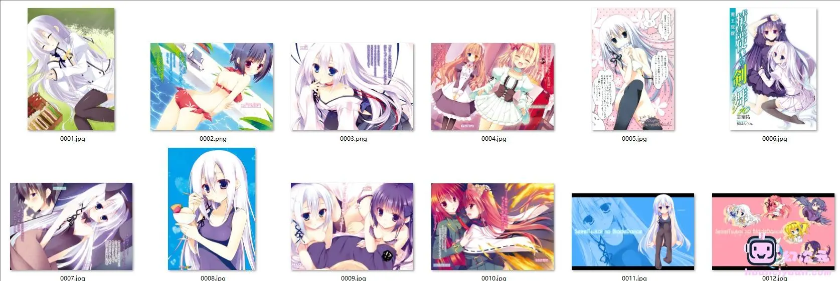 精灵使的剑舞 高清图片CG包[95P]