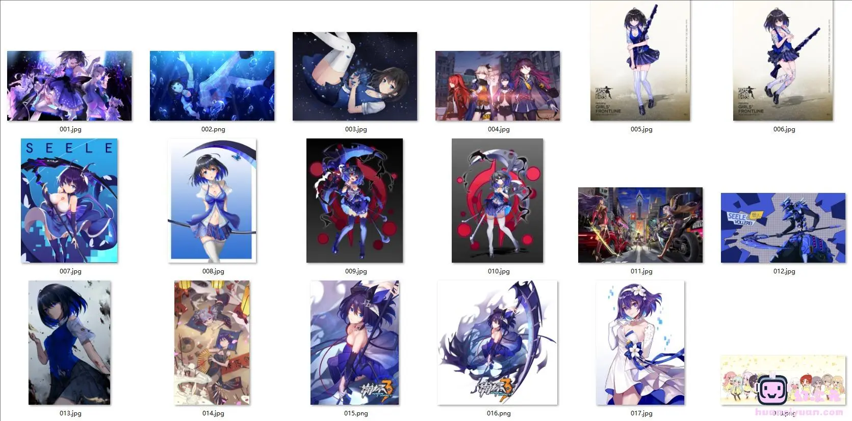 [崩坏3]希儿·芙乐艾 高清图片CG包[372P]