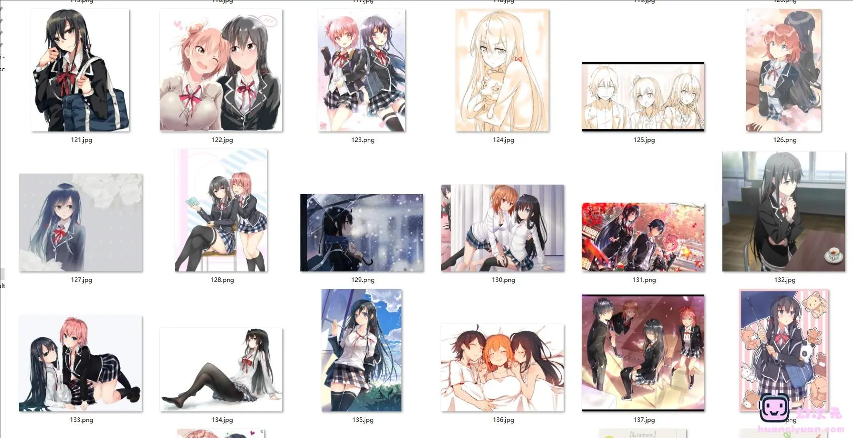 [我的青春恋爱物语果然有问题]雪之下雪乃 高清图片CG包[828P]