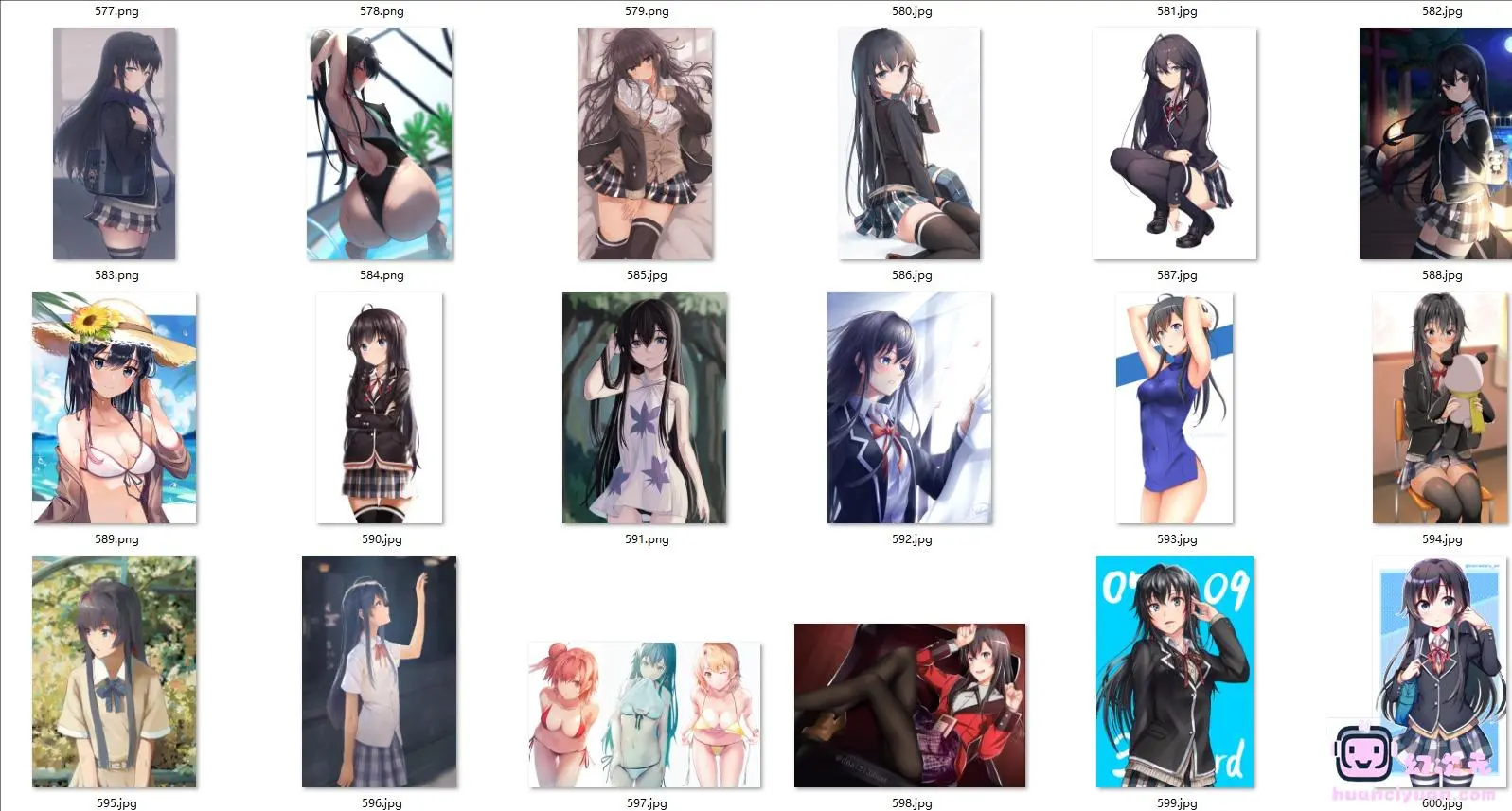 [我的青春恋爱物语果然有问题]雪之下雪乃 高清图片CG包[828P]