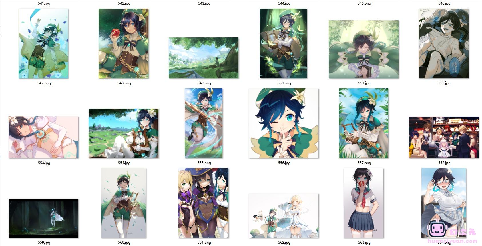 [原神]温迪 高清图片CG包[566P]