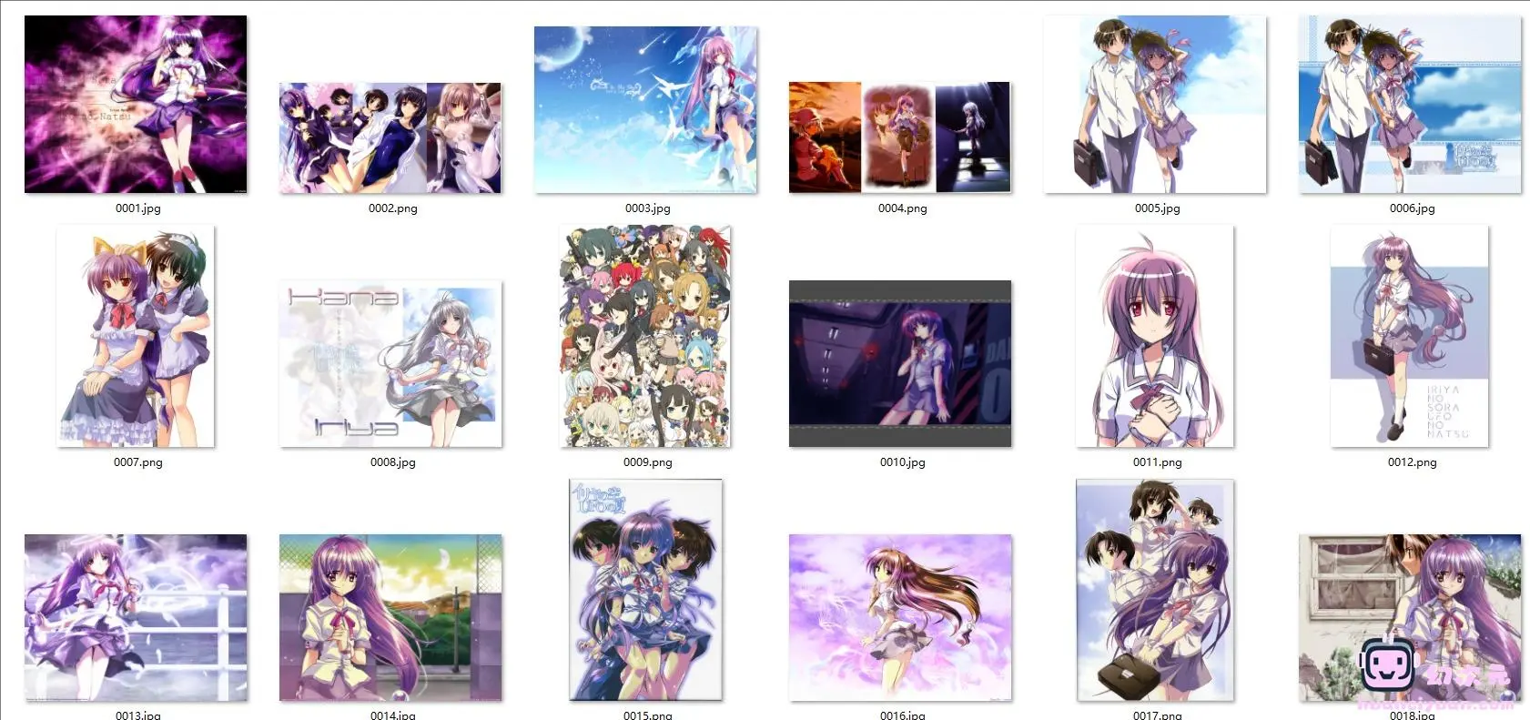 [伊里野的天空UFO的夏天]高清图片CG包[118P]