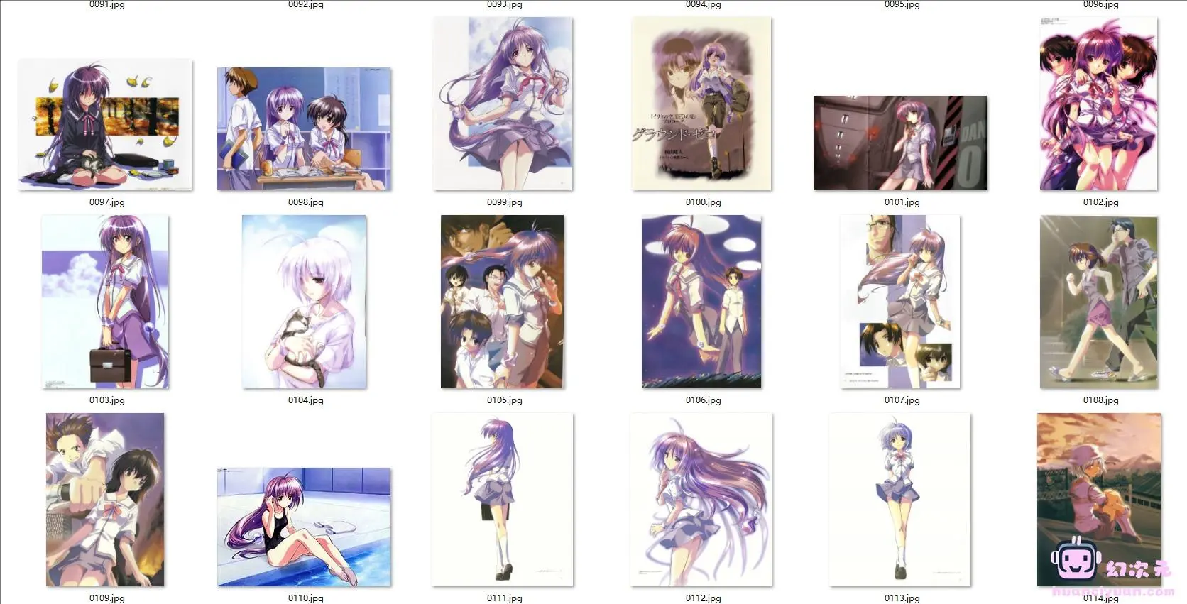 [伊里野的天空UFO的夏天]高清图片CG包[118P]