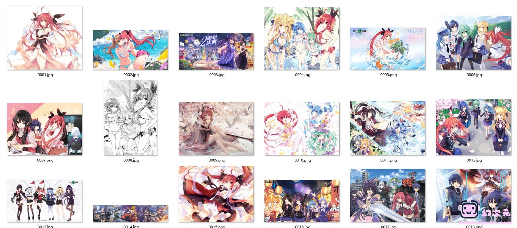 [约会大作战]五河琴里 高清图片CG包[358P]