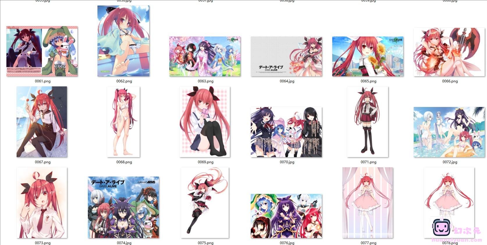 [约会大作战]五河琴里 高清图片CG包[358P]