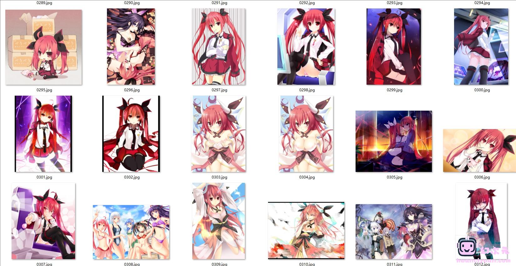 [约会大作战]五河琴里 高清图片CG包[358P]