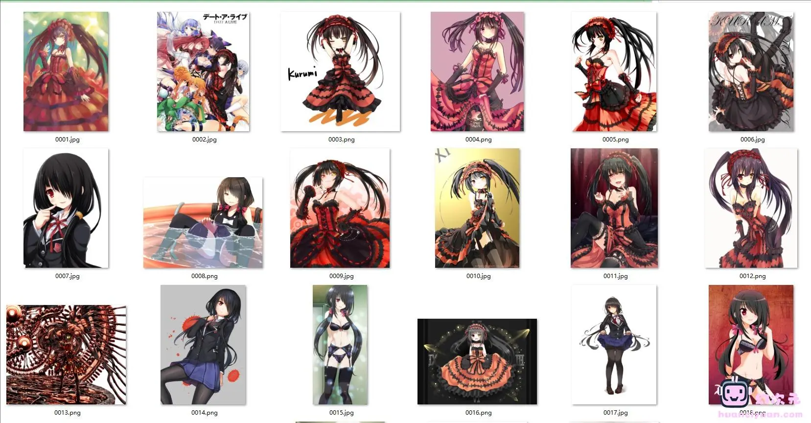 [约会大作战]时崎狂三/梦魇 高清图片CG包[1041P]