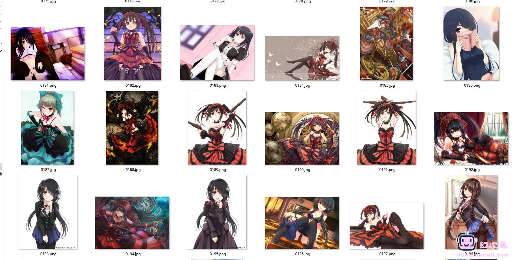 [约会大作战]时崎狂三/梦魇 高清图片CG包[1041P]