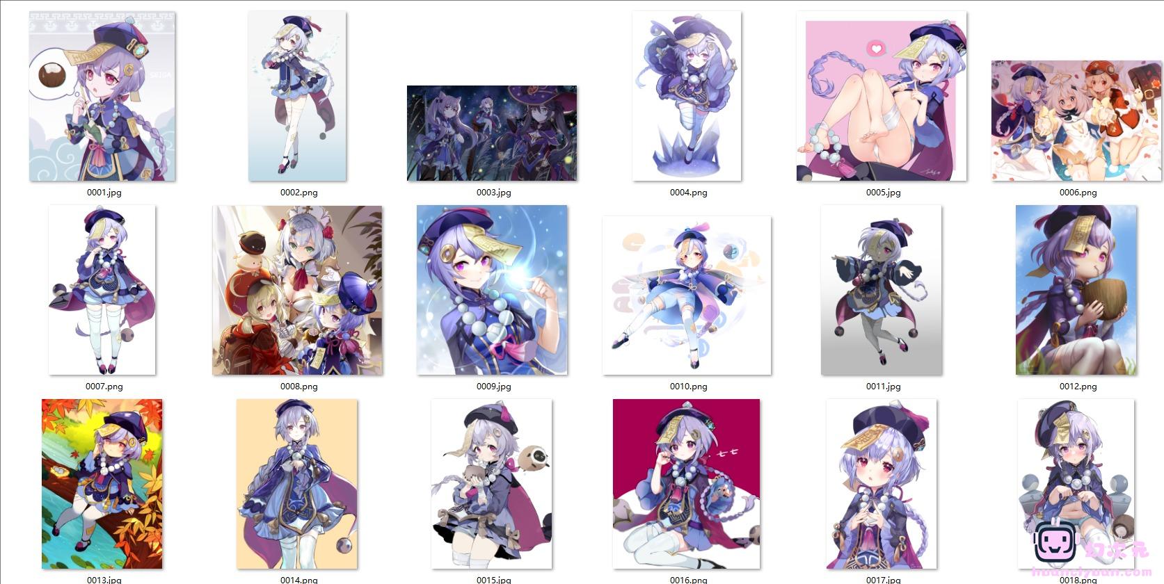 [原神]七七 高清图片CG包[395P]