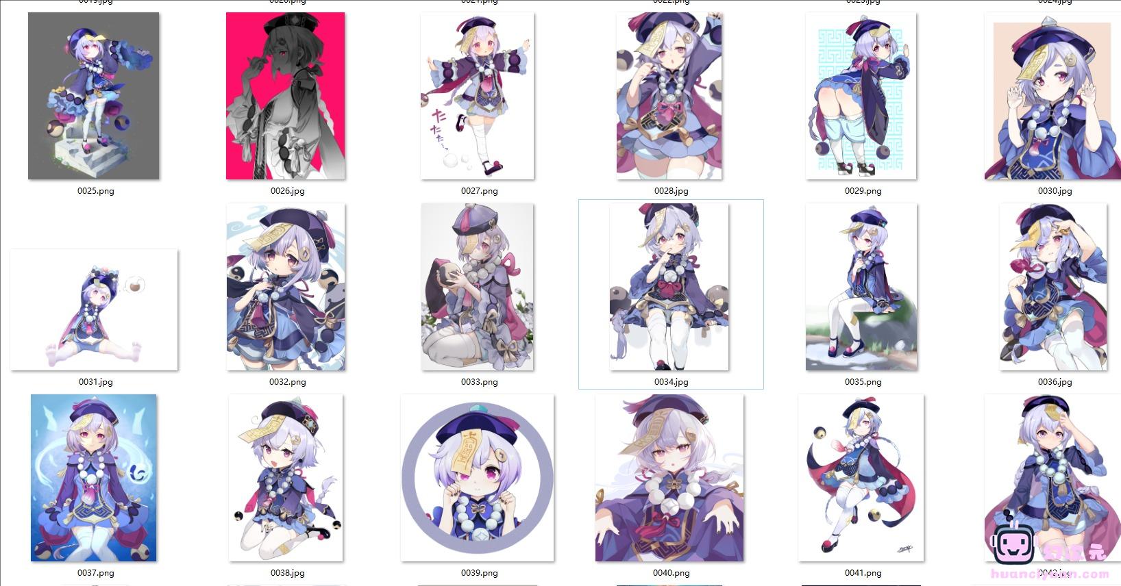 [原神]七七 高清图片CG包[395P]