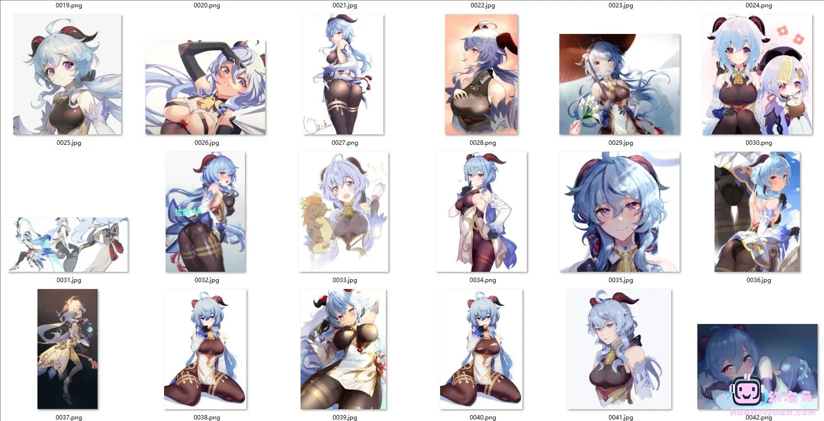 [原神]甘雨 高清图片CG包[795P]