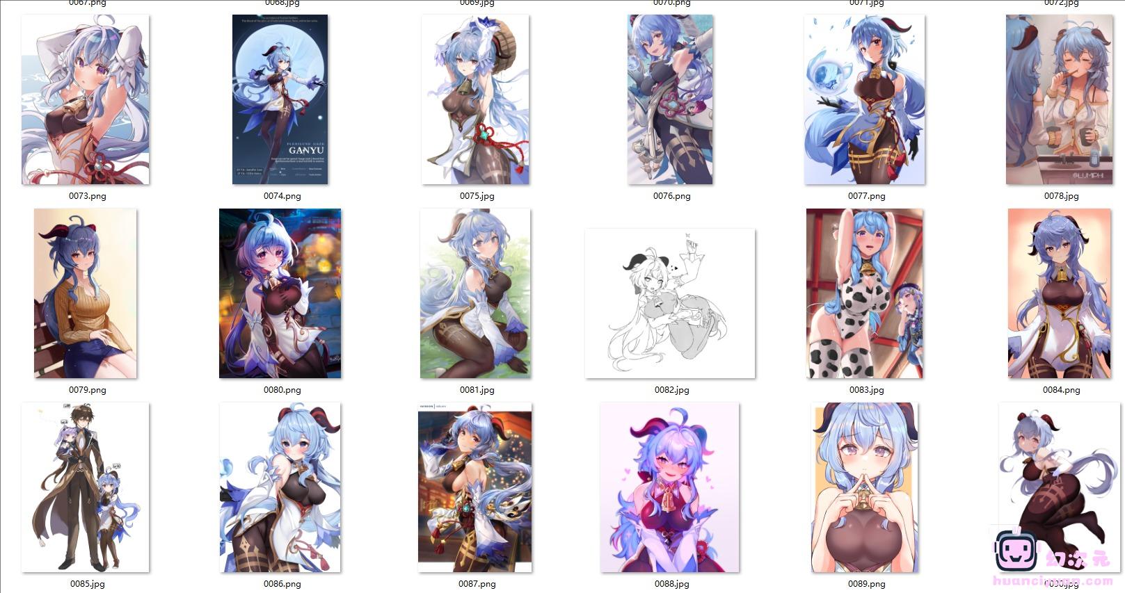 [原神]甘雨 高清图片CG包[795P]