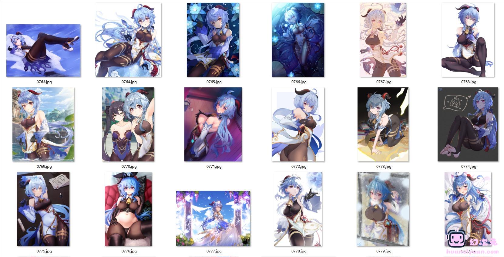 [原神]甘雨 高清图片CG包[795P]