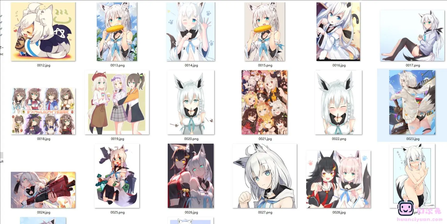 [Vtuber]白上吹雪 高清图片CG包[1618P]