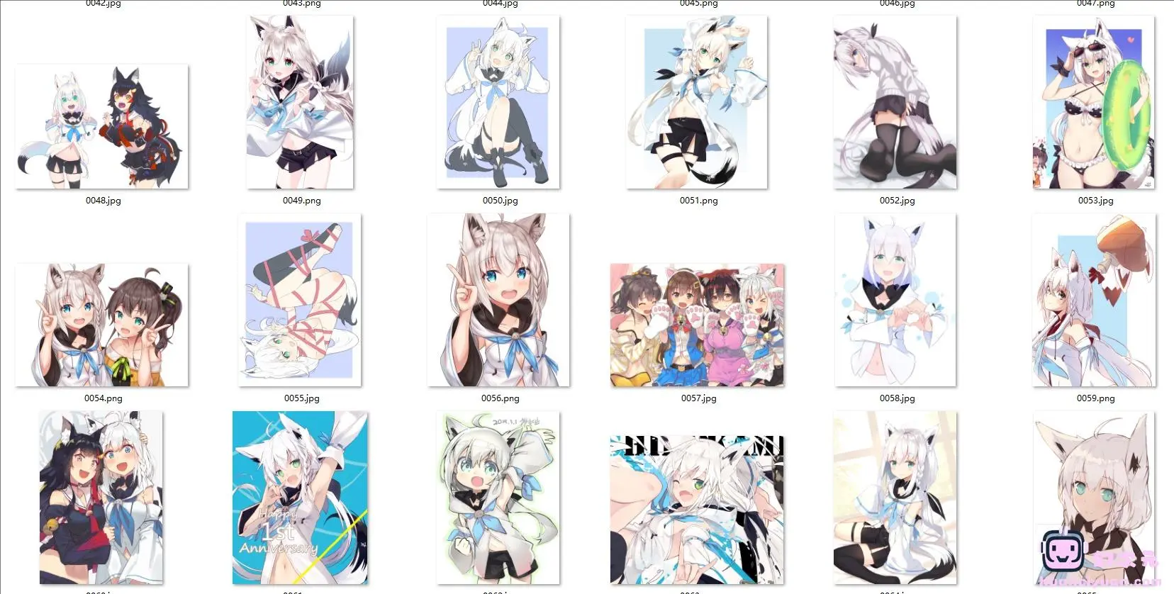 [Vtuber]白上吹雪 高清图片CG包[1618P]