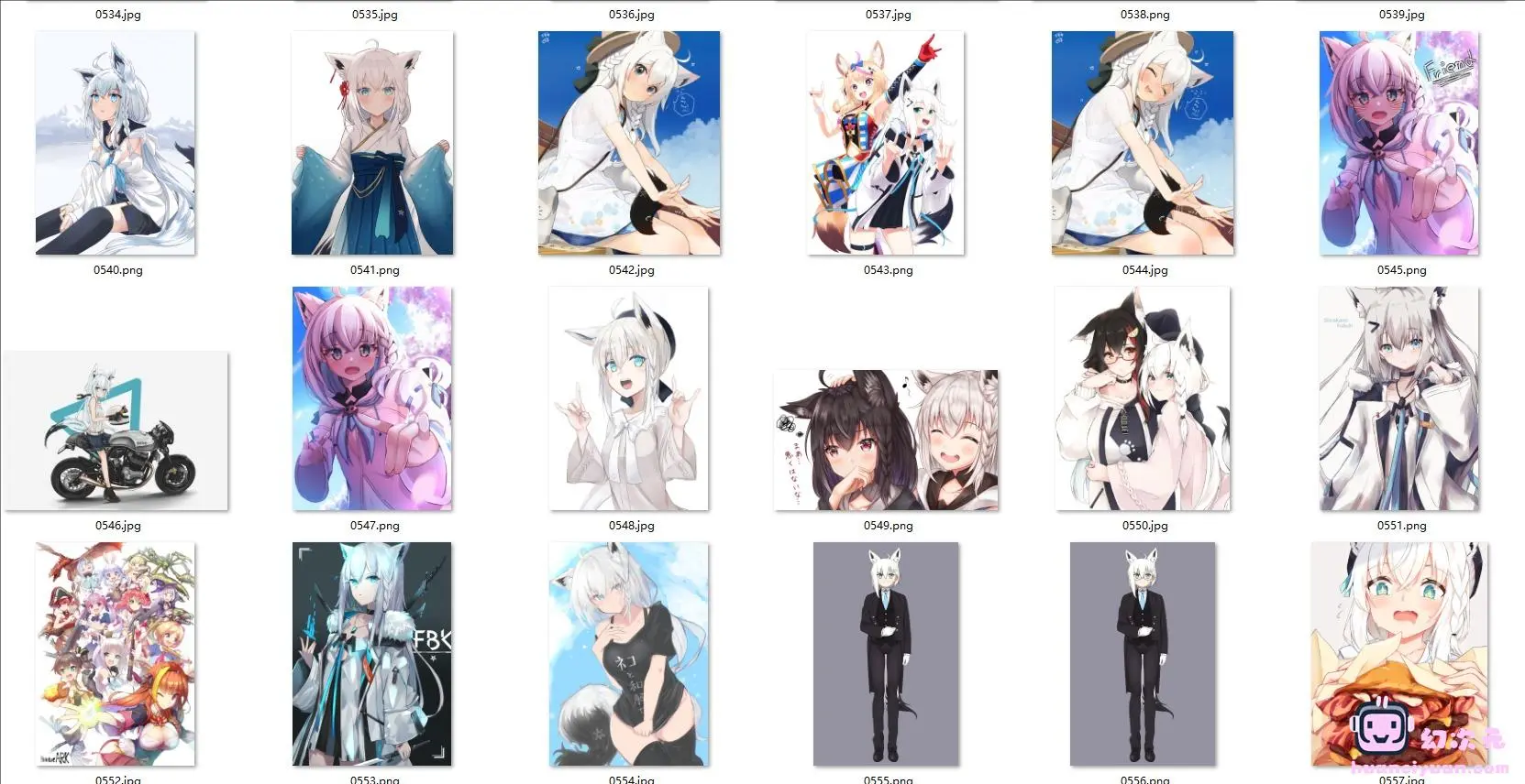 [Vtuber]白上吹雪 高清图片CG包[1618P]