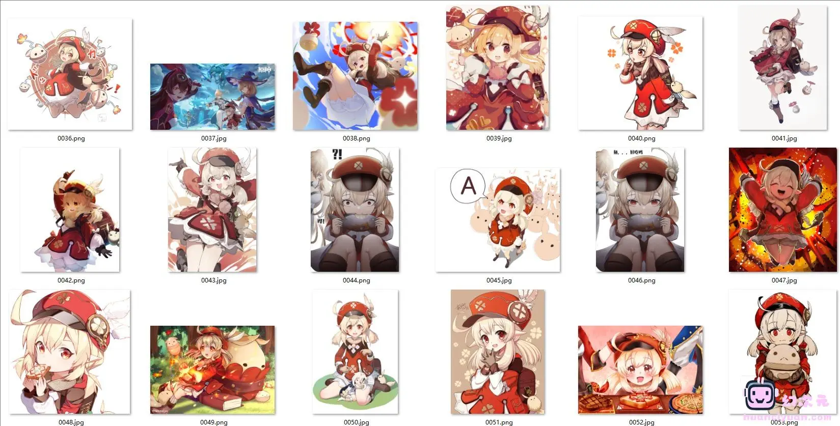 [原神]可莉 高清图片CG包[248P]