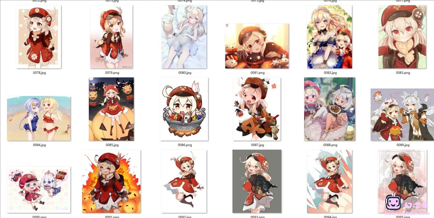 [原神]可莉 高清图片CG包[248P]