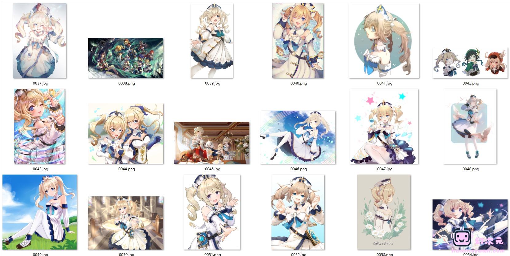 [原神]芭芭拉 高清图片CG包[243P]