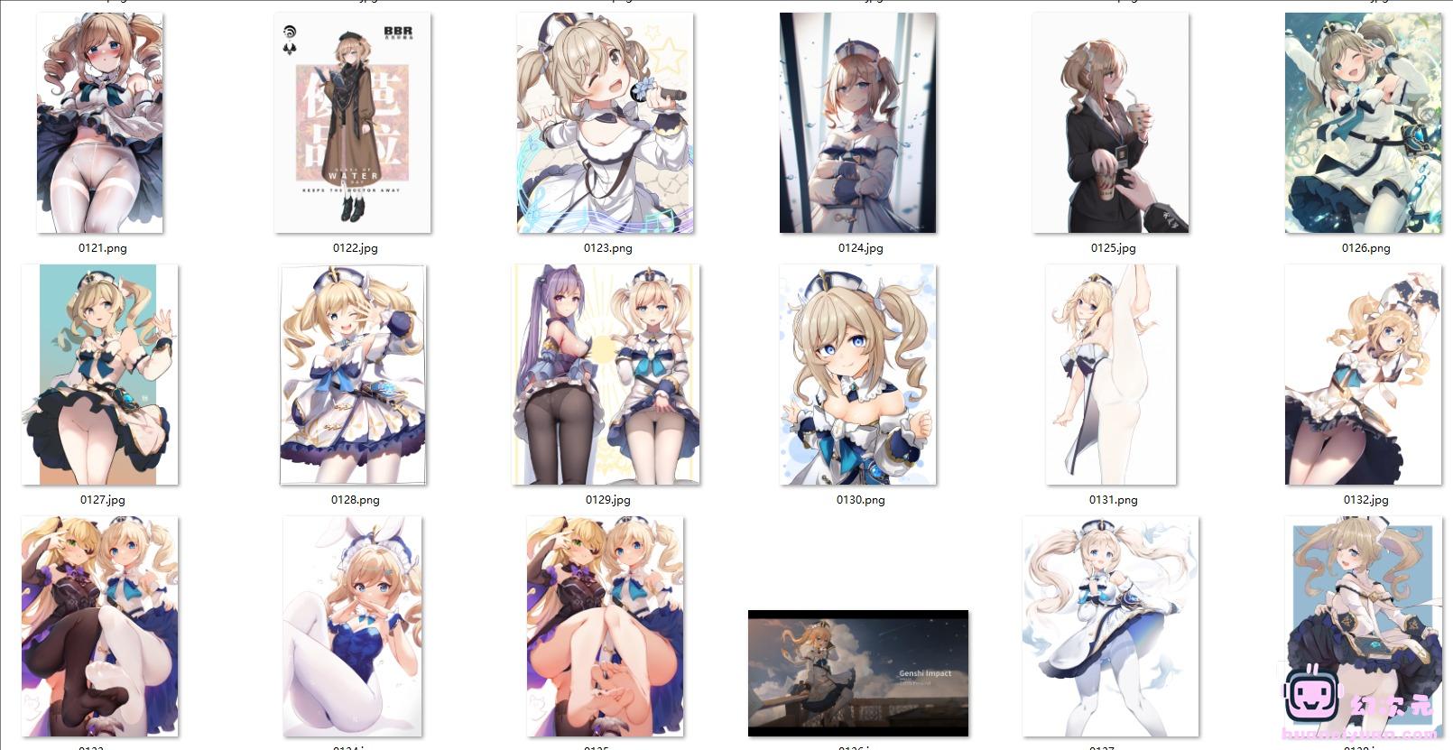 [原神]芭芭拉 高清图片CG包[243P]