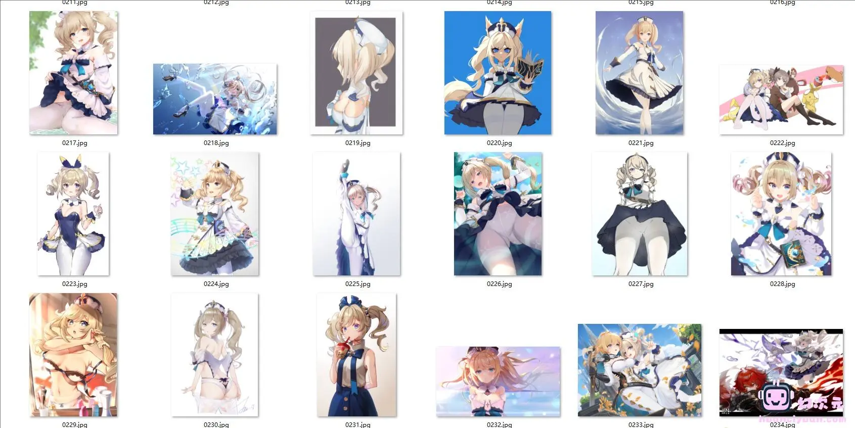 [原神]芭芭拉 高清图片CG包[243P]