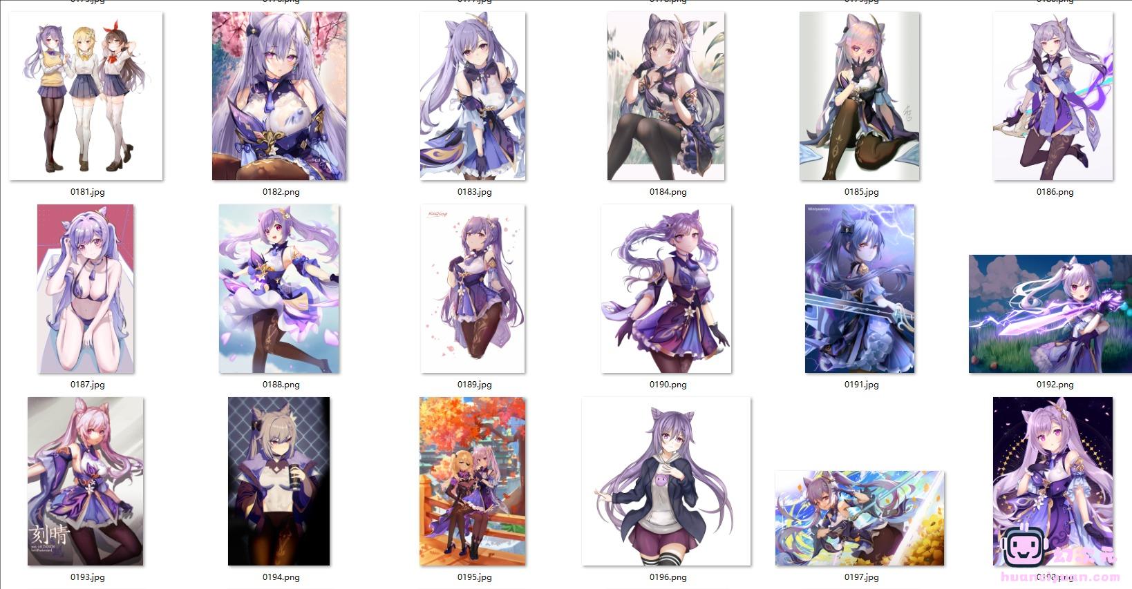 [原神]刻晴 高清图片CG包[267P]