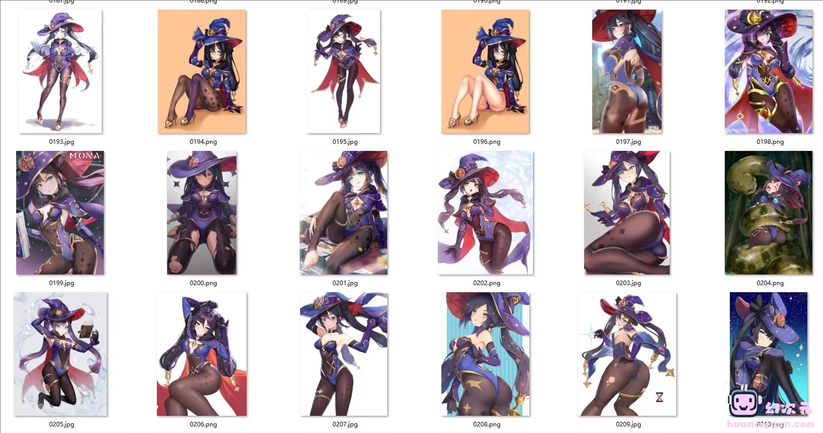 [原神]莫娜 高清图片CG包[340P]