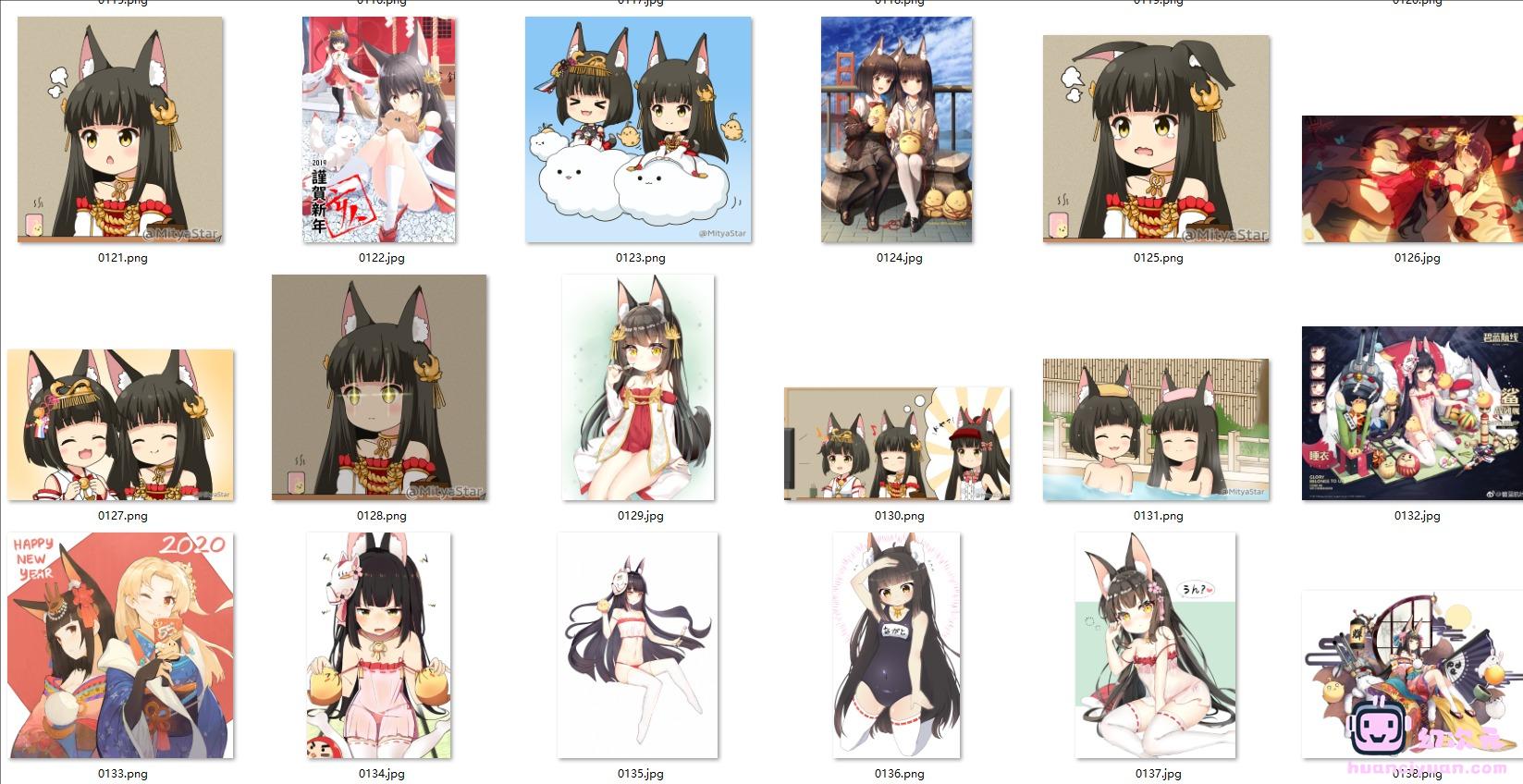 [会员][碧蓝航线]长门 高清图片CG包[324P]