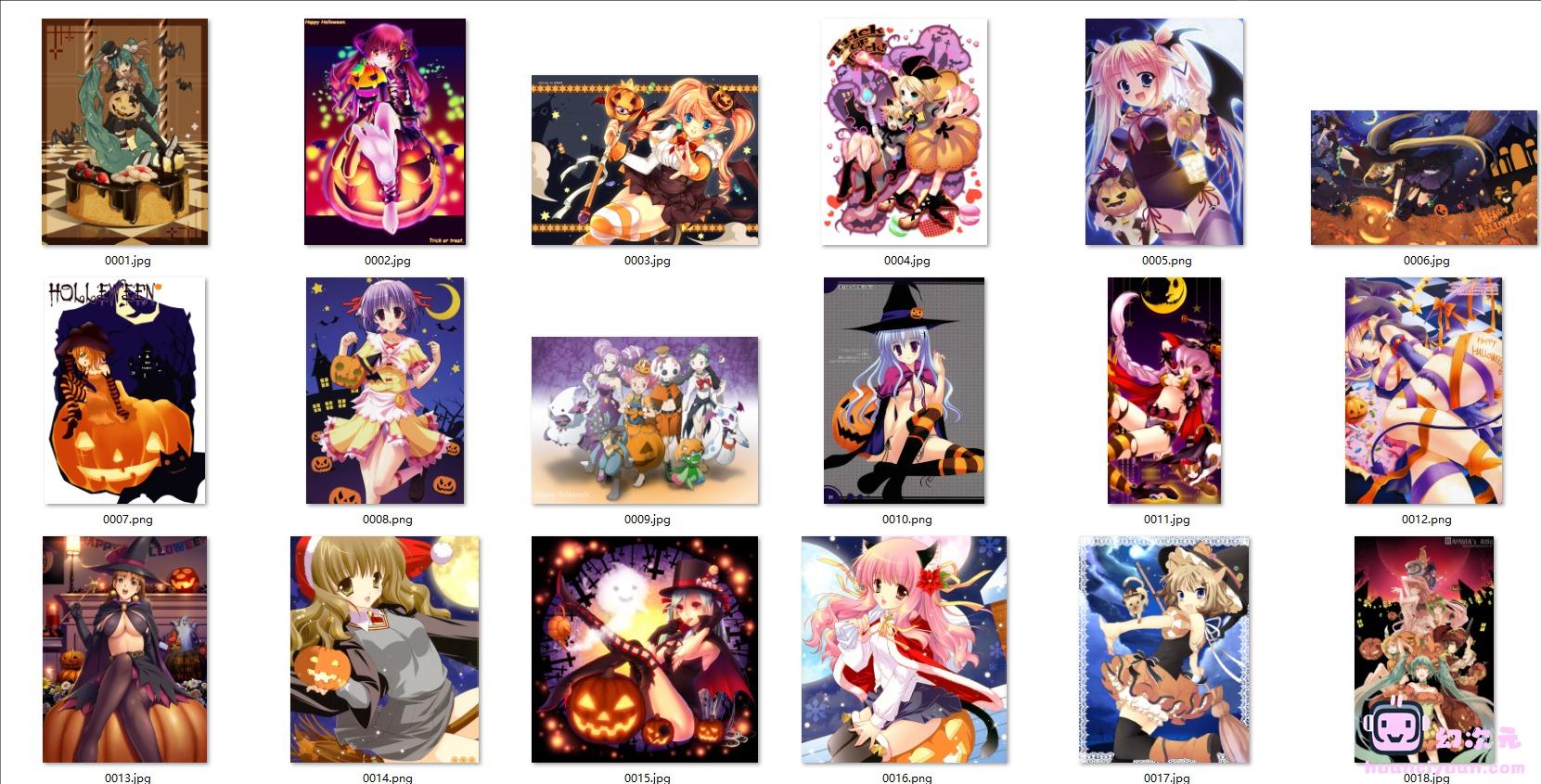 [专题图包]万圣节少女 高清图片CG包[2454P]