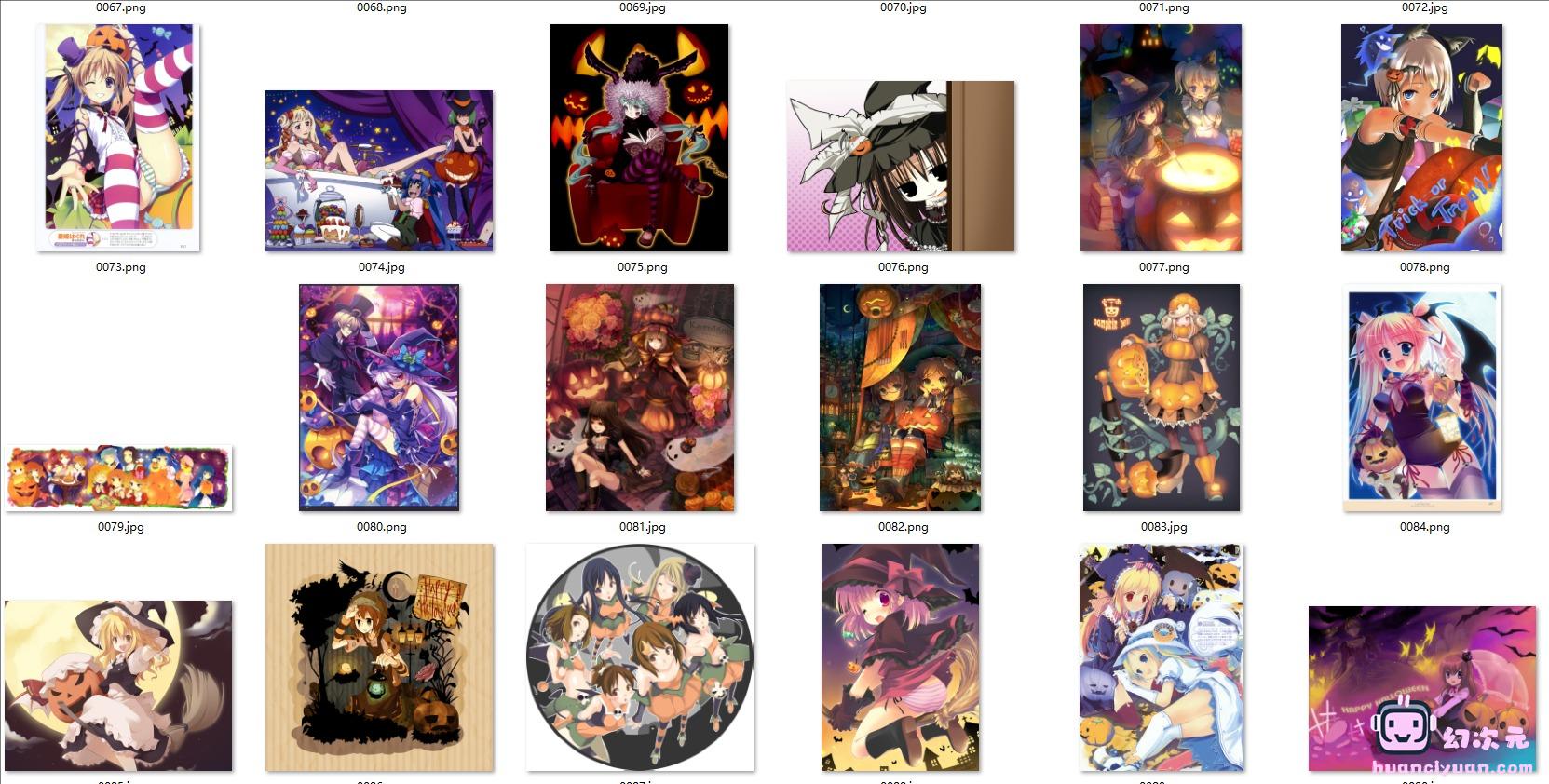 [专题图包]万圣节少女 高清图片CG包[2454P]