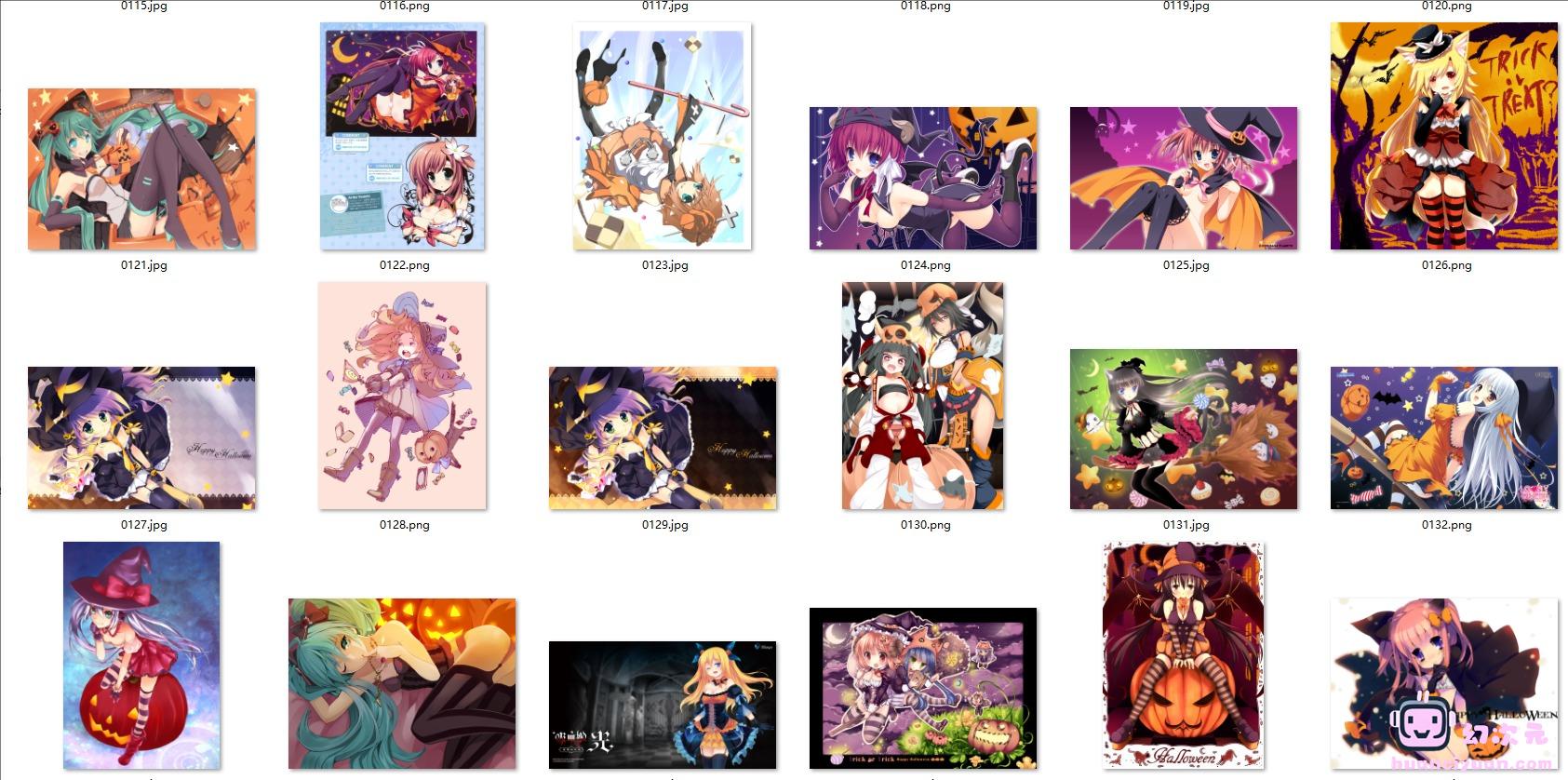 [专题图包]万圣节少女 高清图片CG包[2454P]