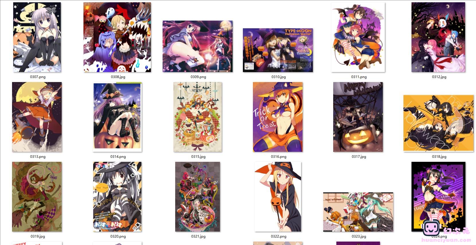 [专题图包]万圣节少女 高清图片CG包[2454P]