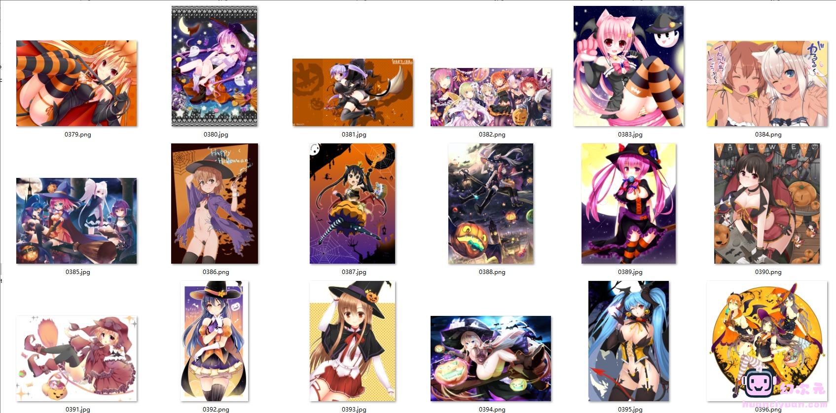 [专题图包]万圣节少女 高清图片CG包[2454P]