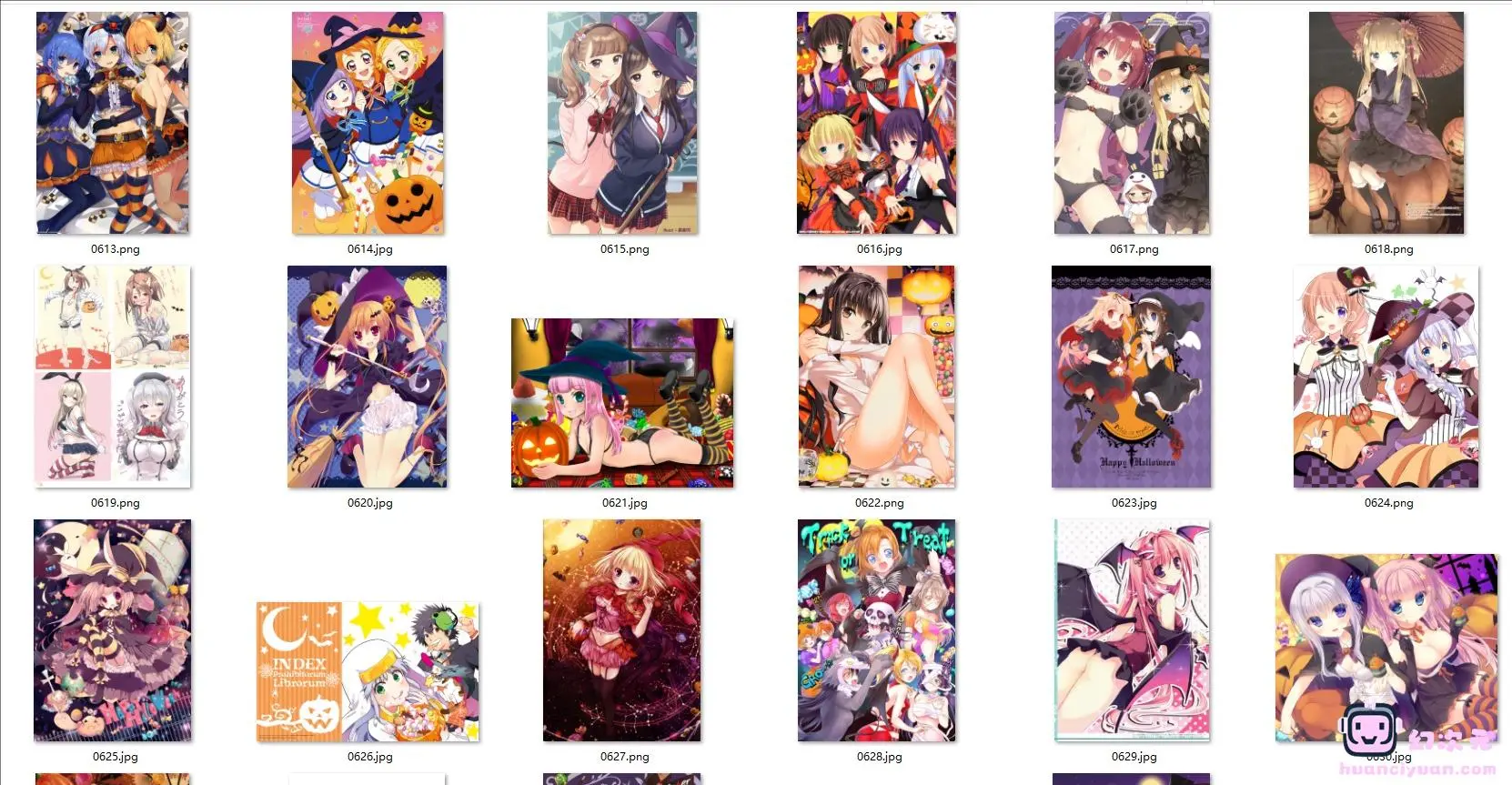 [专题图包]万圣节少女 高清图片CG包[2454P]
