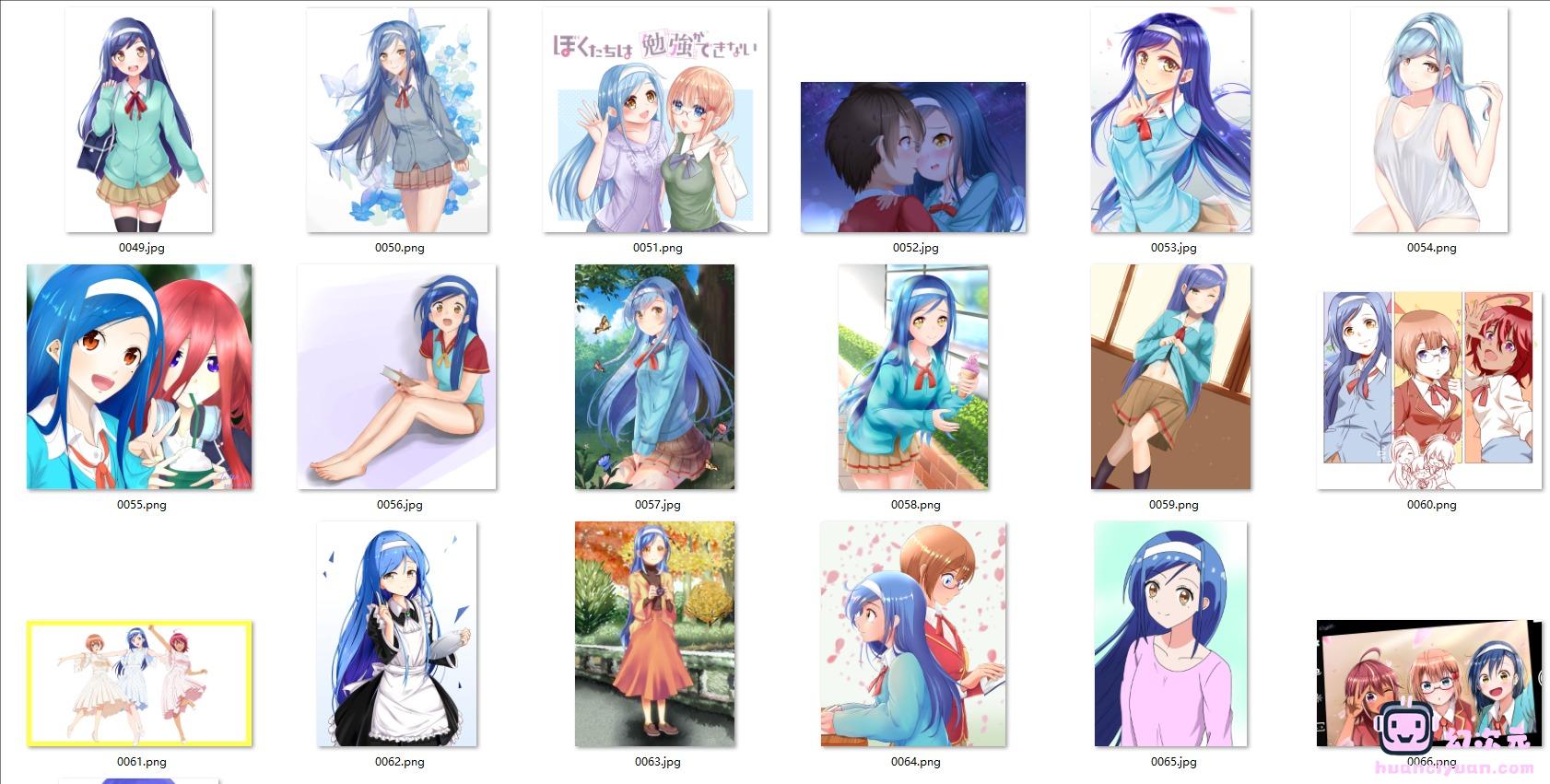 [我们无法一起学习]古桥文乃 高清图片CG包[163P]