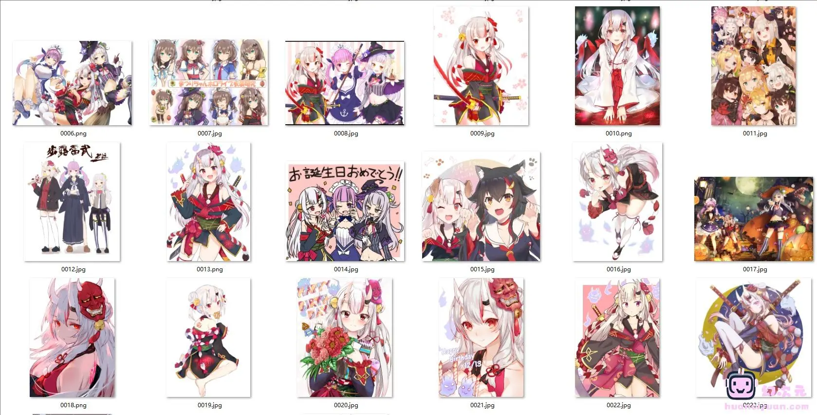 [Vtuber]百鬼绫目/狗狗 高清图片CG包[476P]