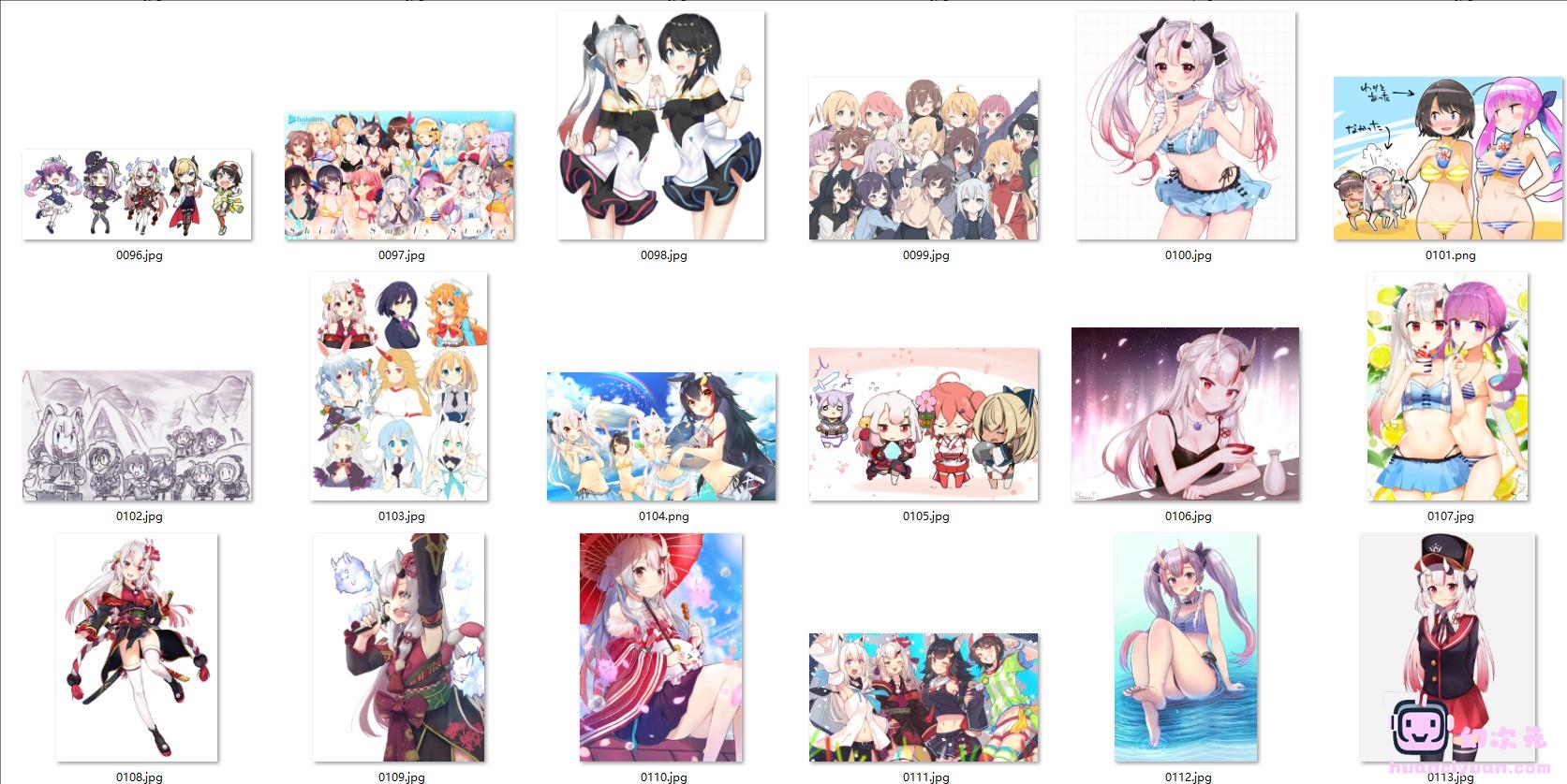 [Vtuber]百鬼绫目/狗狗 高清图片CG包[476P]