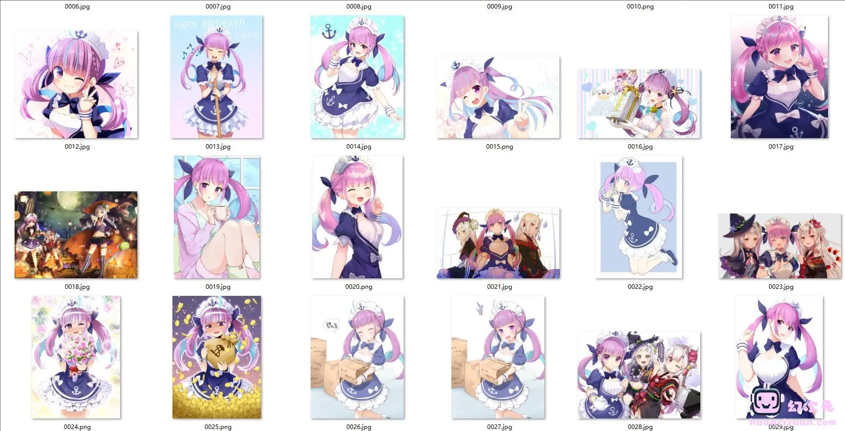 [Vtuber]凑阿库娅/阿夸 高清图片CG包[1309P]