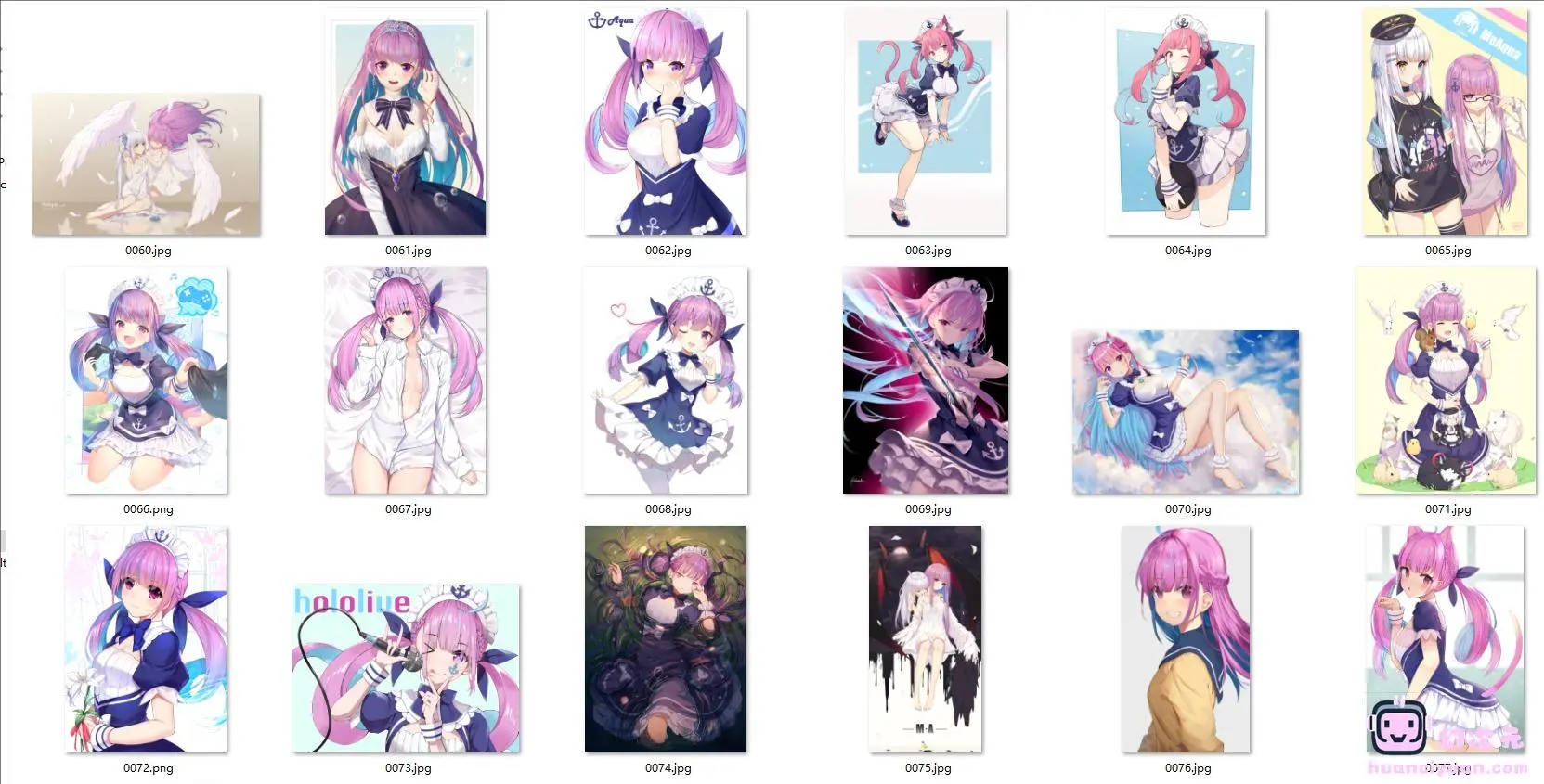 [Vtuber]凑阿库娅/阿夸 高清图片CG包[1309P]