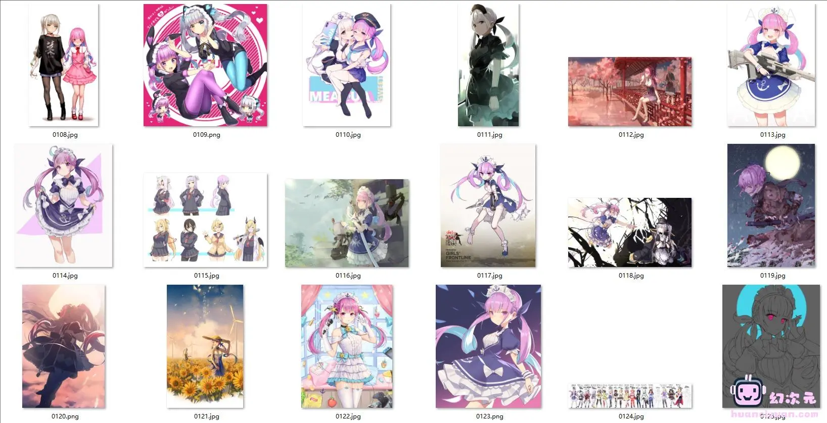 [Vtuber]凑阿库娅/阿夸 高清图片CG包[1309P]