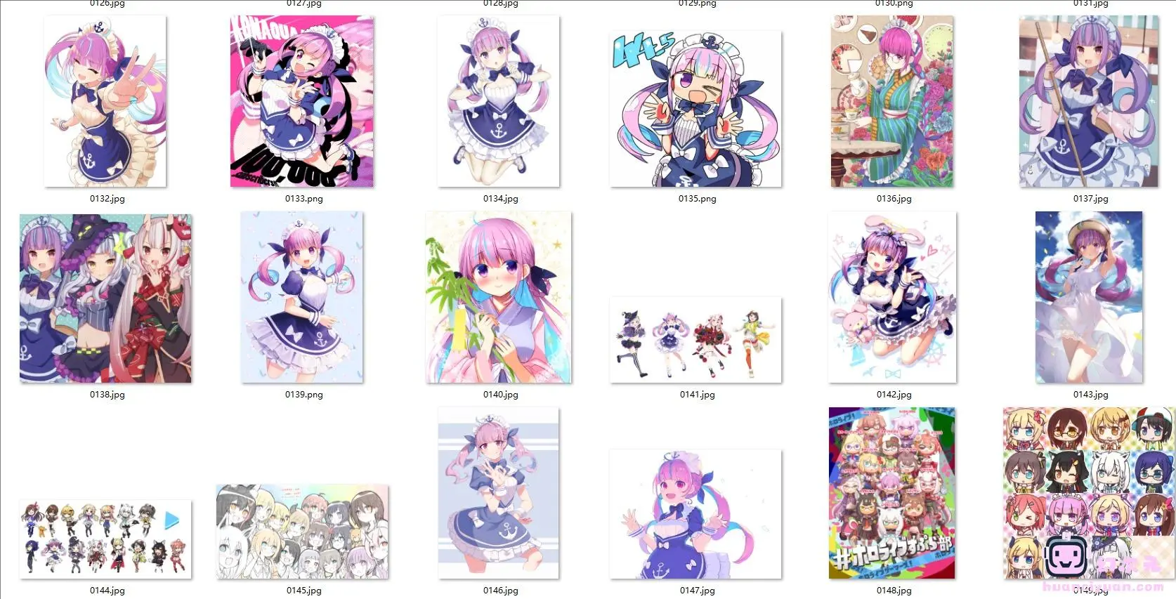 [Vtuber]凑阿库娅/阿夸 高清图片CG包[1309P]