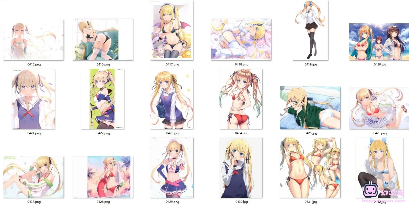 [路人女主的养成方法]英梨梨 高清图片CG包[615P]