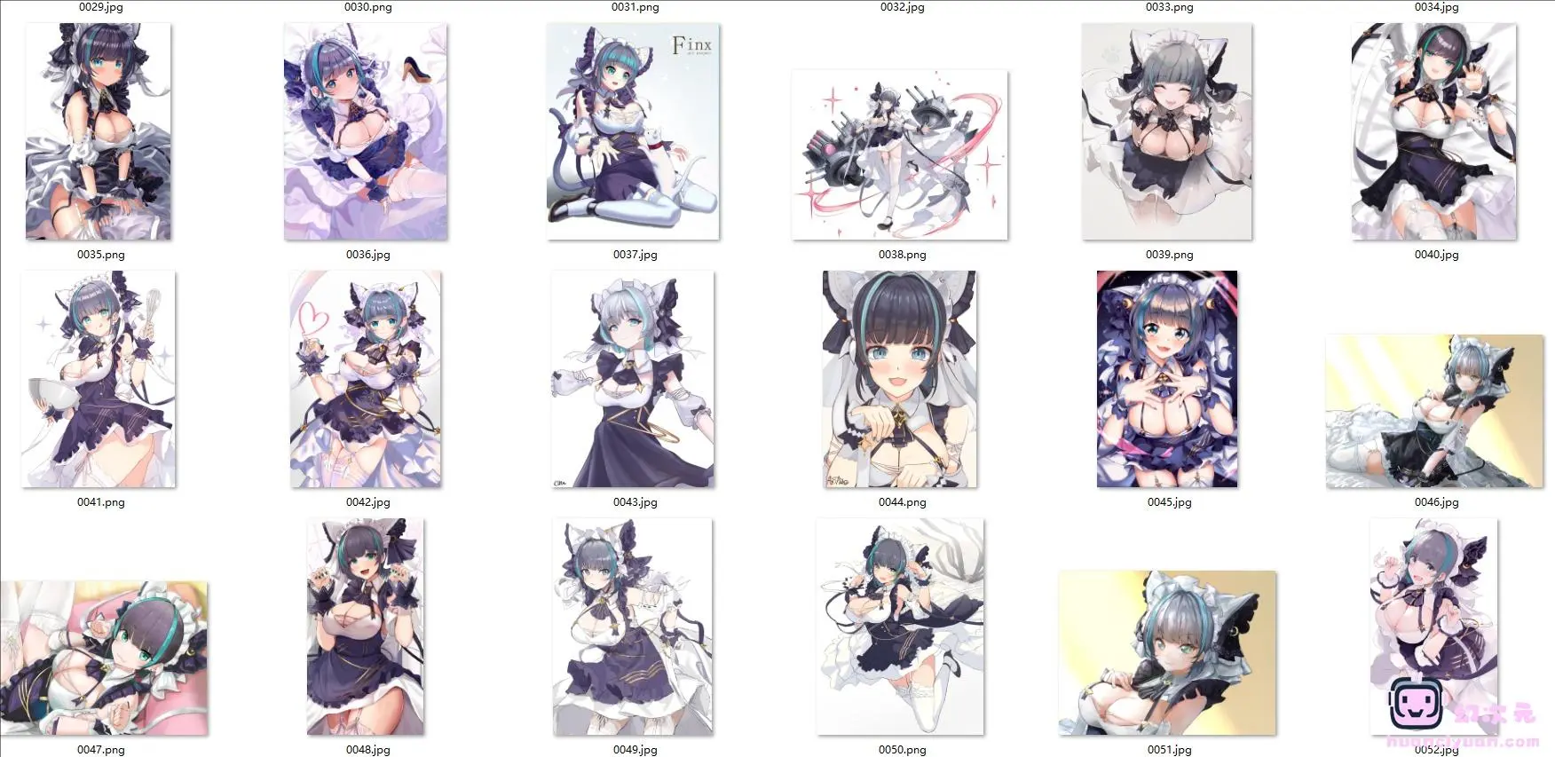 [碧蓝航线]柴郡 高清图片CG包[169P]