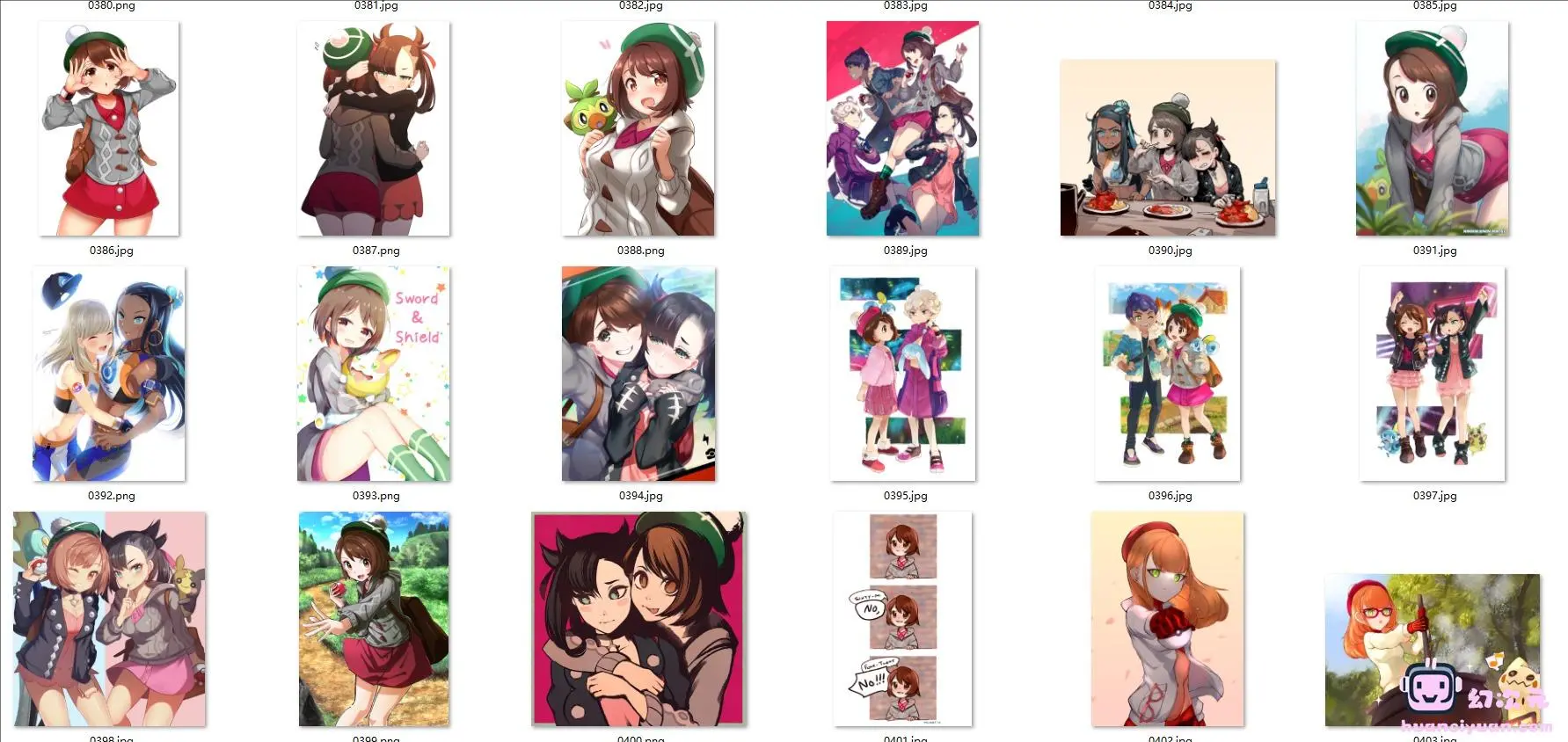 [精灵宝可梦]悠莉 高清图片CG包[828P]