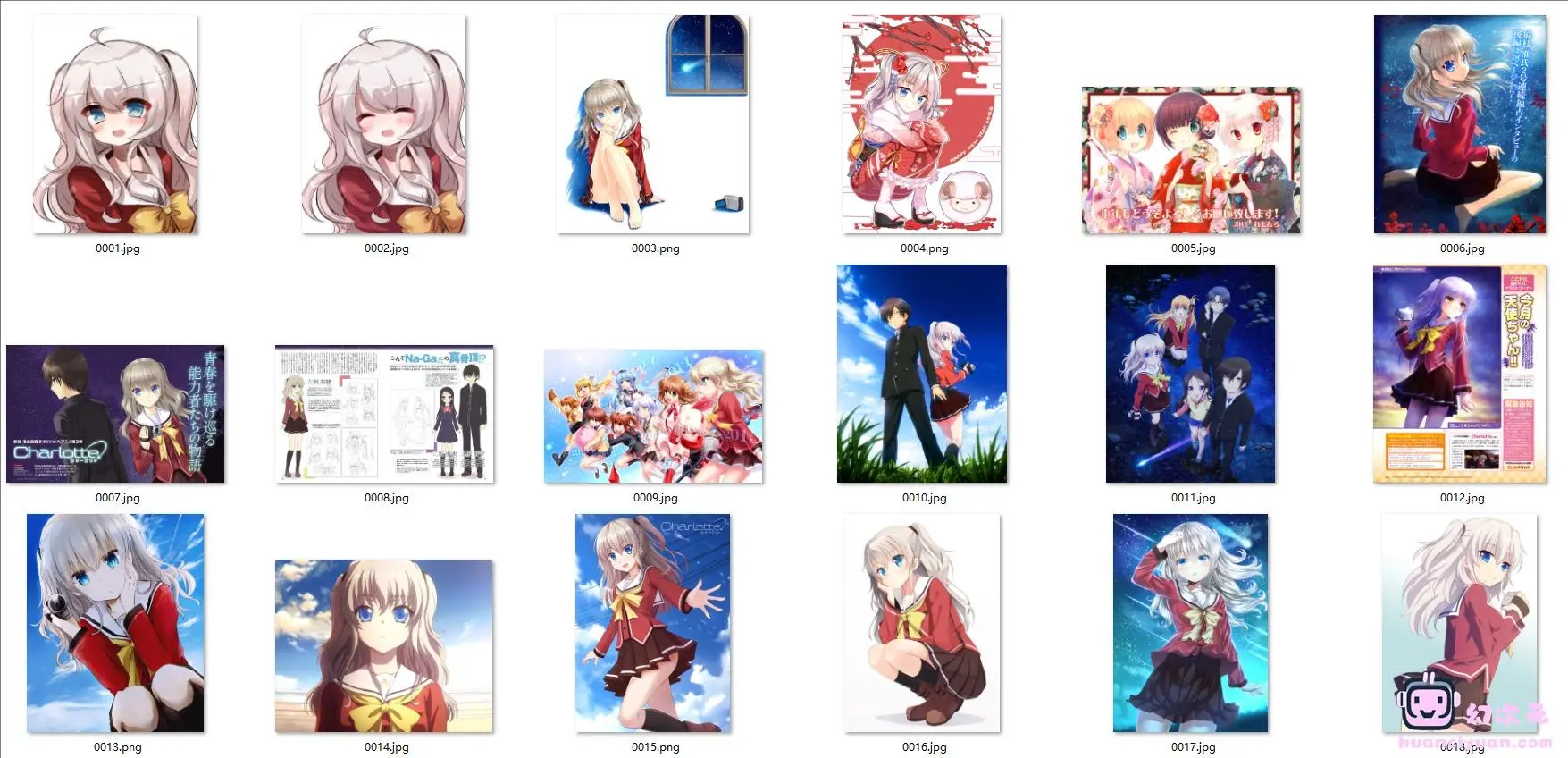 [Charlotte]友利奈绪 高清图片CG包[447P]