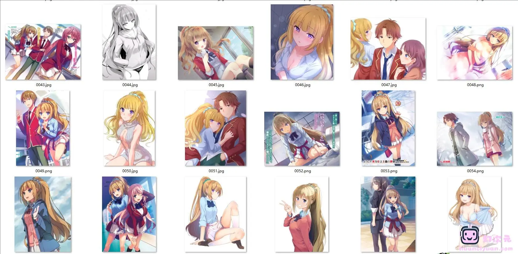 [欢迎来到实力至上主义的教室]轻井泽惠 高清图片CG包[77P]