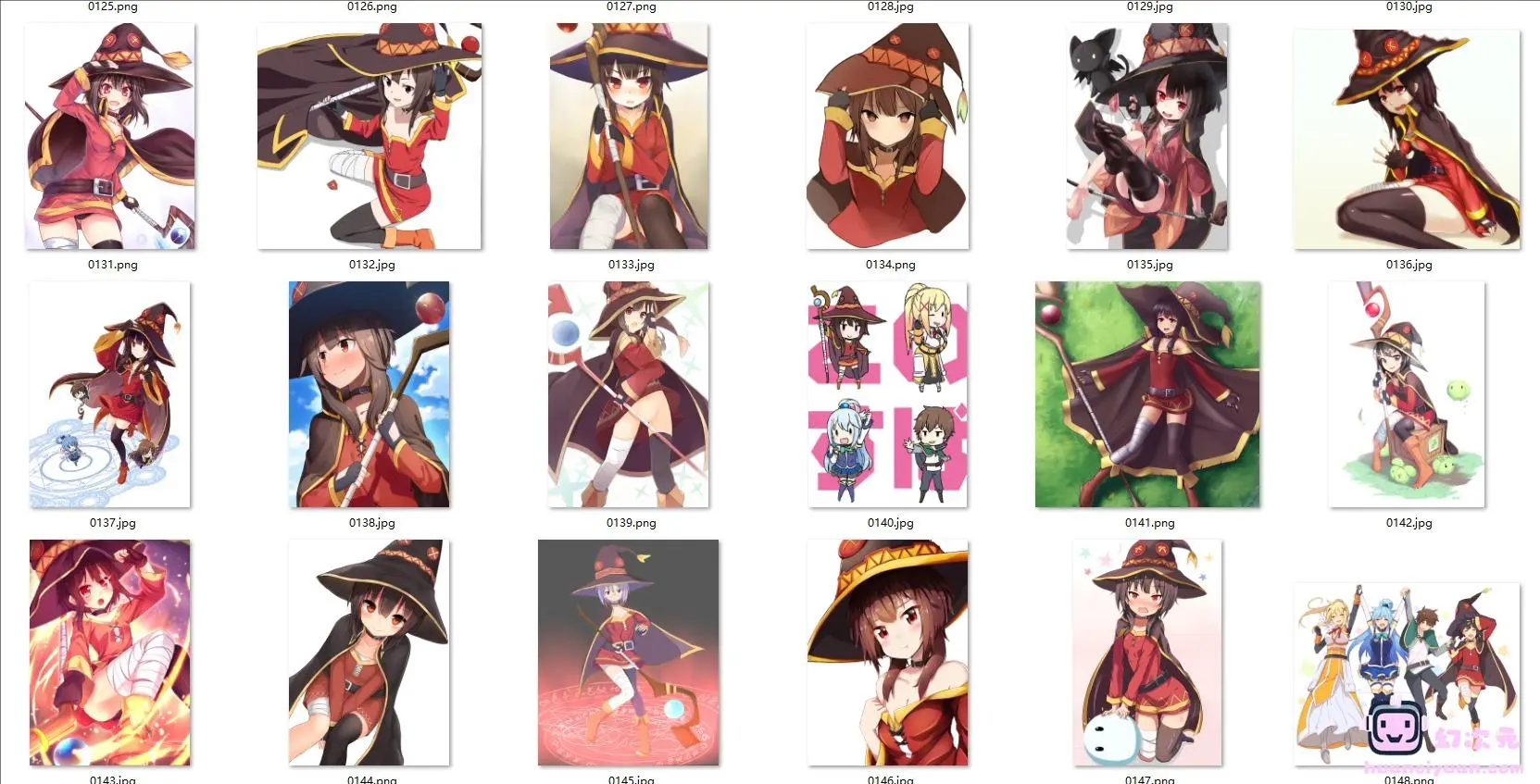 [为美好的世界献上祝福]惠惠 高清图片CG包[2618P]