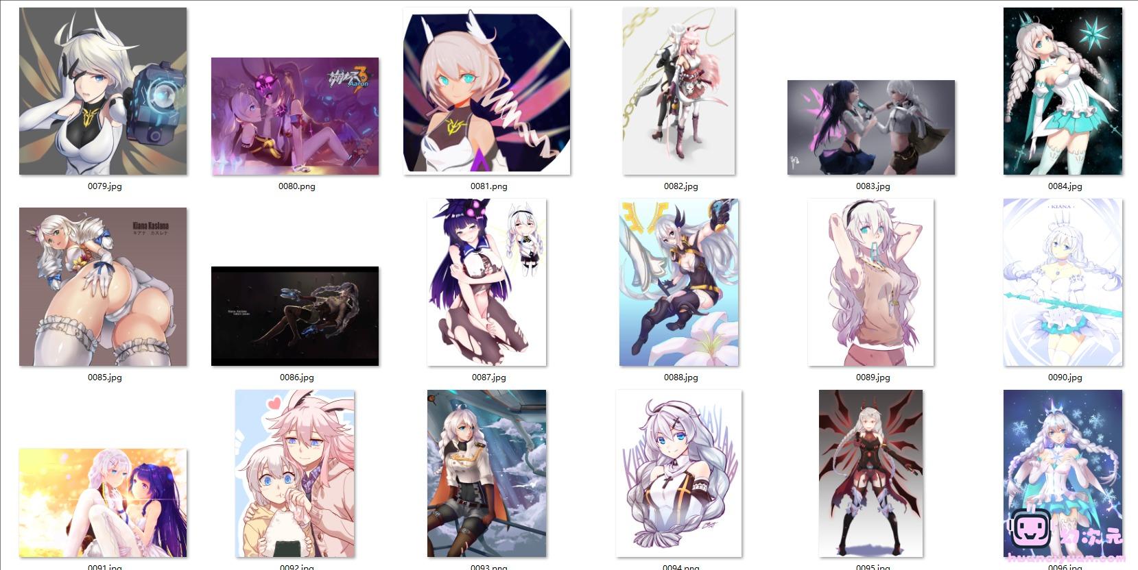 [崩坏3]琪亚娜·卡斯兰娜 高清图片CG包[1162P]