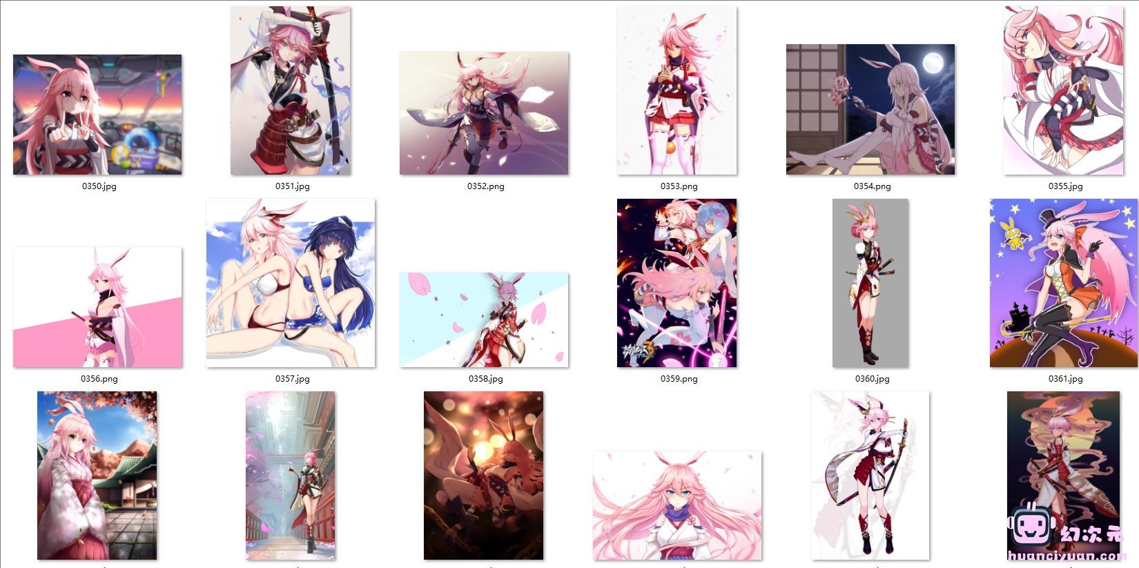 [崩坏3]八重樱 高清图片CG包[1565P]