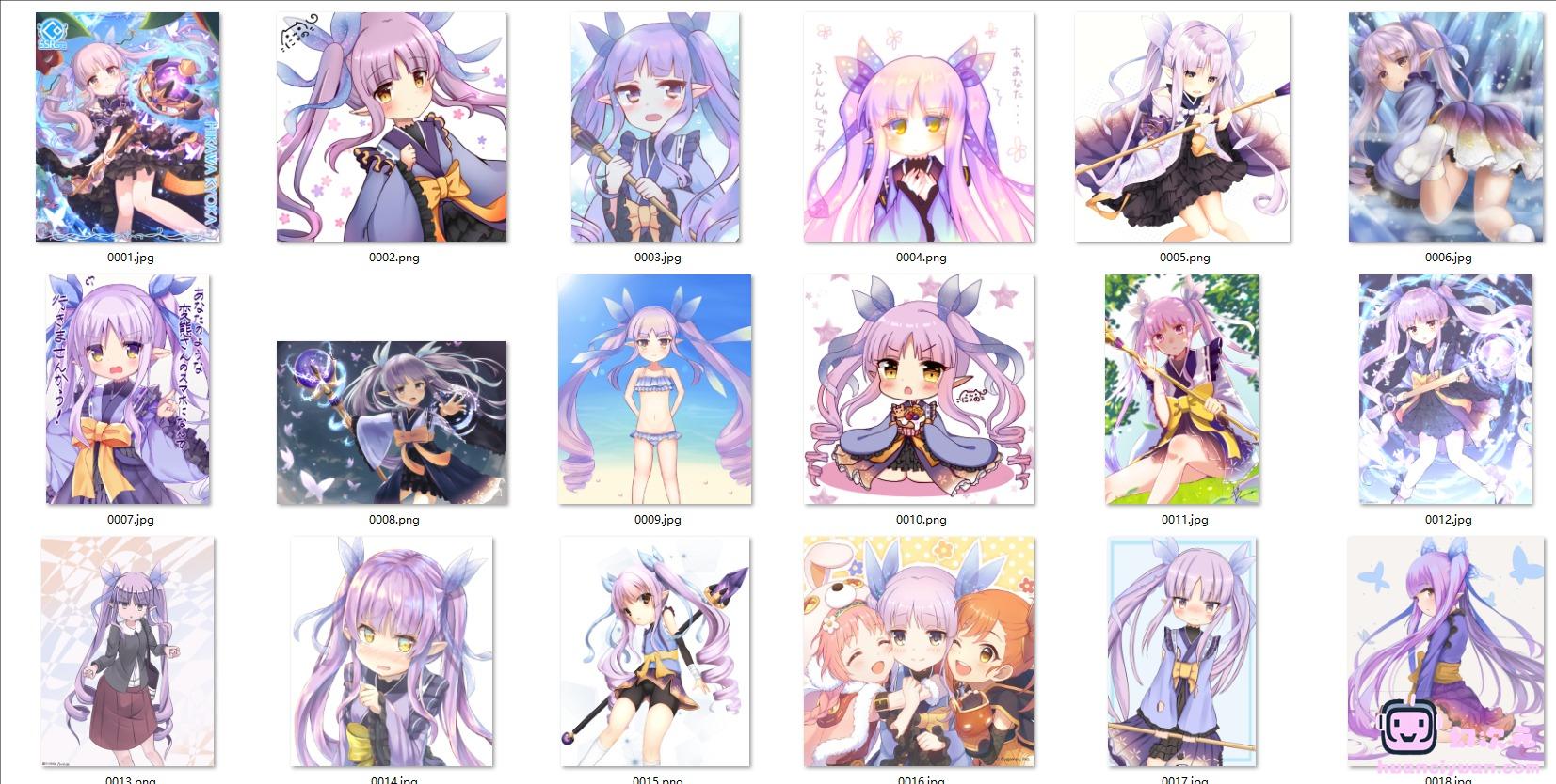 [公主连结Re:Dive]冰川镜华 高清图片CG包[346P]